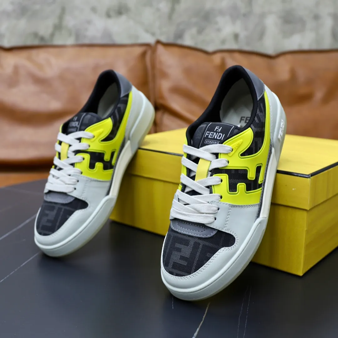 Ex-factory price: 580🔥Couple model (top original order) Brand: FENDI Size: 35-44 (customized for men 38 and 45) Grade: original order quality high version Material: imported original cowhide stitching➕ high-quality and comfortable lining original TPU lightweight non-slip outsole Style category: travel fashion casual shoes versatile trend